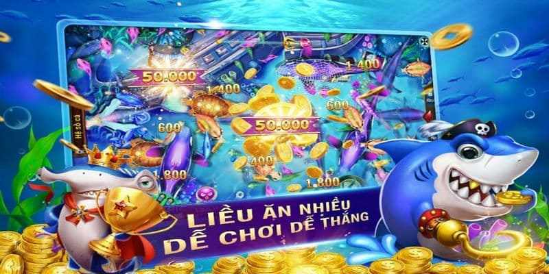 Phối hợp nhịp nhàng kết hợp nhiều công cụ khi bắn cá